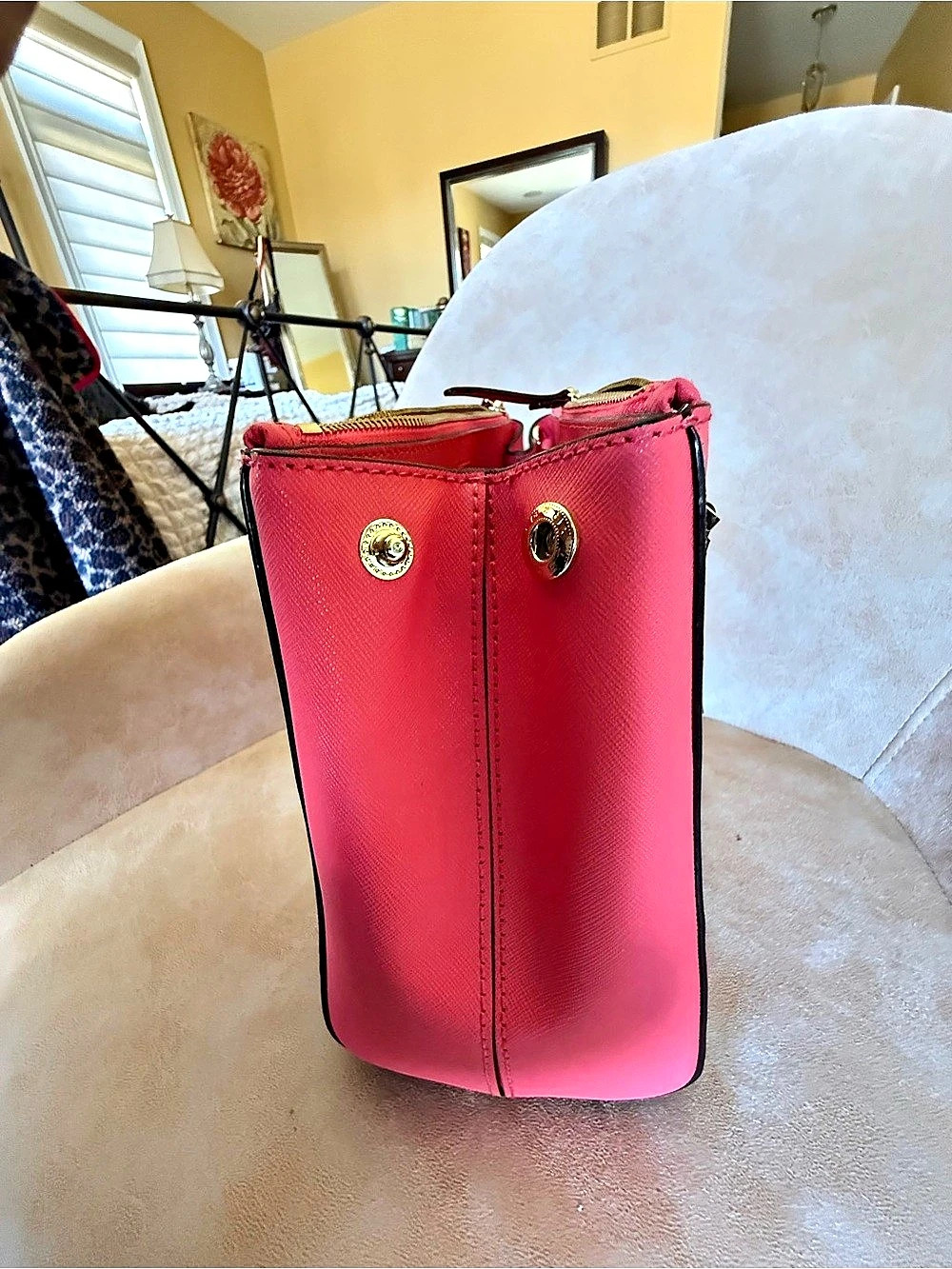 Kate Spade Mayfair Pink Tote Like New - Picture 8 of 12